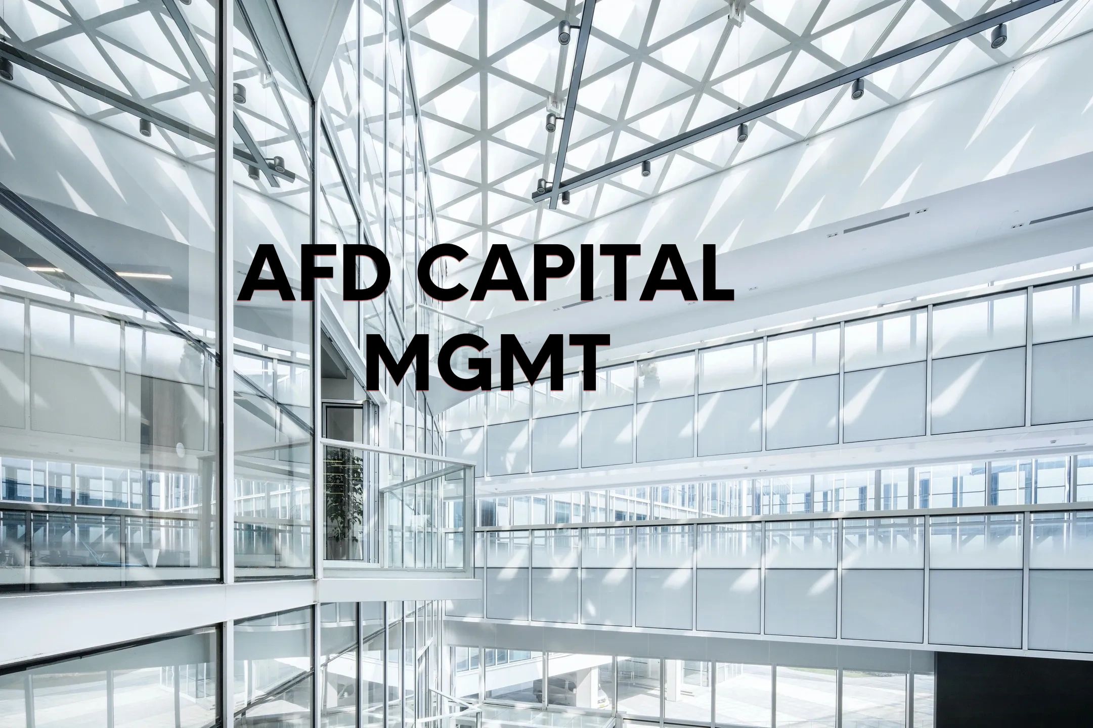 AFD Capital Management — modern glass atrium lobby